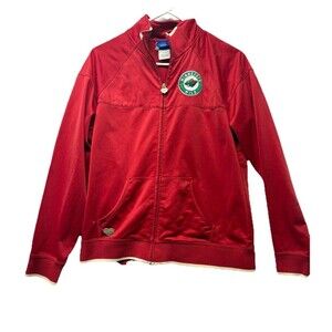 Women’s Reebok NHL Minnesota Wild Red Heart Full Zip Jacket Size Large *note*